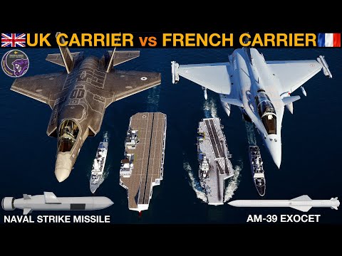 MODERNIZED 2025 UK Carrier Group vs 2025 French Carrier Group (Naval Battle 86) | DCS