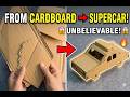 Turn Cardboard Into A Cool Car Easy DIY Toy At Home