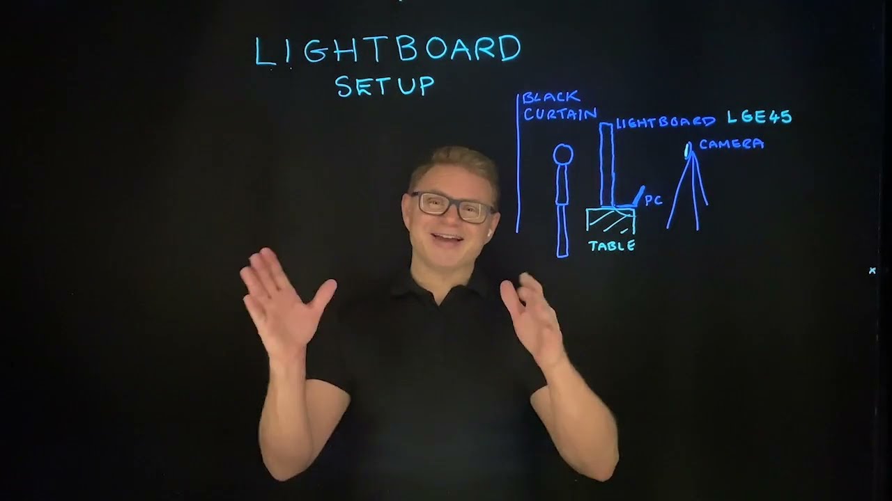 Lightboard Tips - Home Studio Setup | Learning Glass Europe