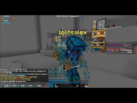INVIS RAIDING LOLITSALEX (RAGES ON SNAPCHAT) // CAPPING MINE KOTH - ARCANE
