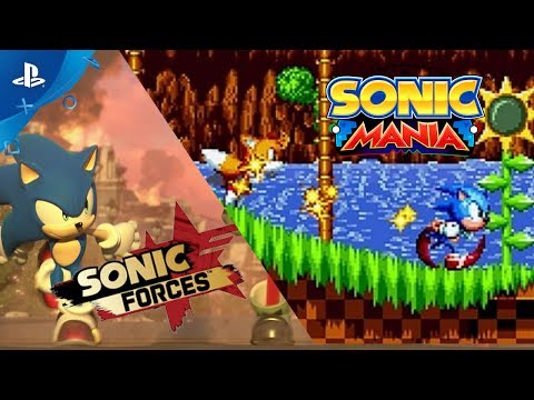 Sonic Mania and Sonic Forces PS4 Gameplay Demo | E3 2017