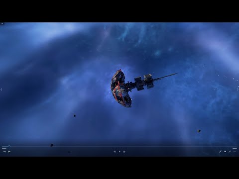 X4 Foundations Kraken Schlachtschiff Test