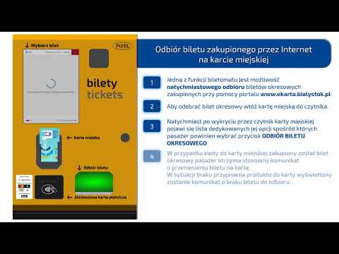 7 Odbiór biletu zakupionego przez Internet na karcie miejskiej