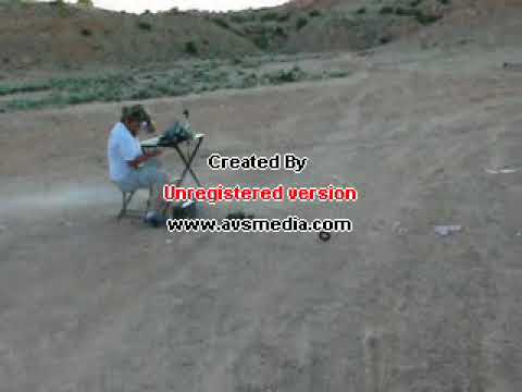 50 cal ricochet: Rifle Range ... Read before watching clip ..