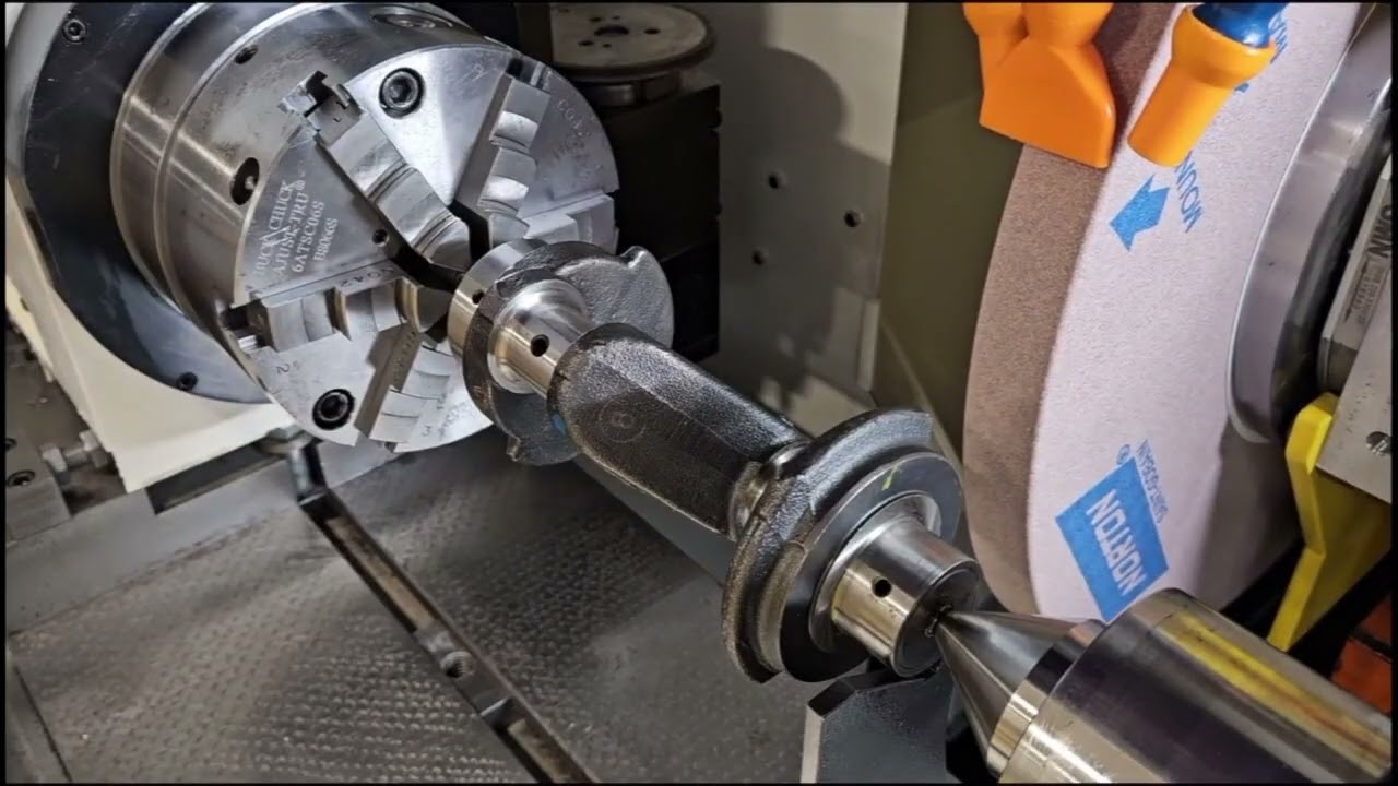 Midas Turret Grinder: Crankshaft grinding simulation