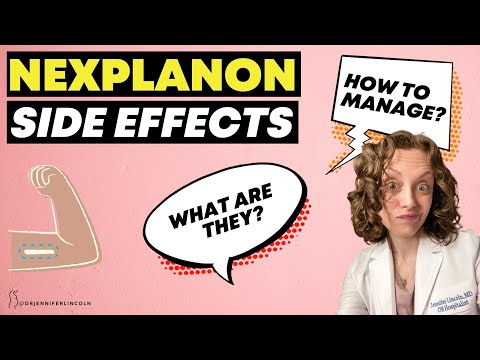How do I manage NEXPLANON side effects??