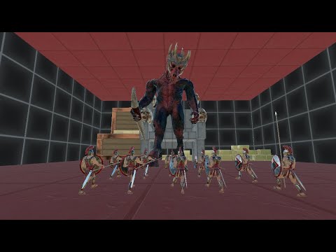 30X ANCIENT WARRIORS Challenge Dungeon for Lost Treasures - Animal Revolt Battle Simulator