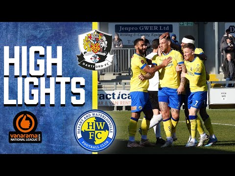 MATCH HIGHLIGHTS - HAWKS 1 DARTFORD 1