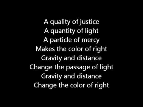 Rush-The Color Of Right (Lyrics)