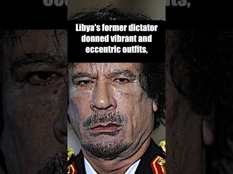 Gadafi's Glam: Unveiling the Iconic Fashion Legacy