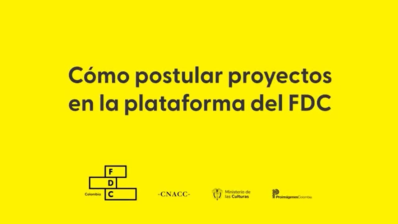 ¿Cómo postular proyectos en la nueva plataforma del FDC?