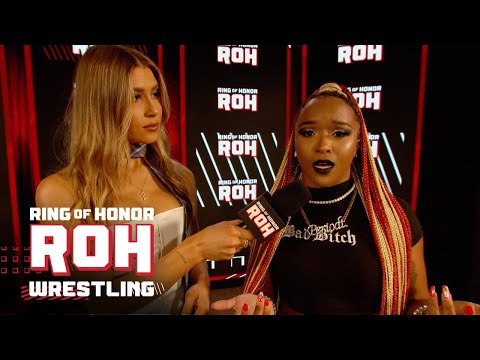 Kiera Hogan sends a message to Lady Frost post-match! | ROH TV 08/17/23