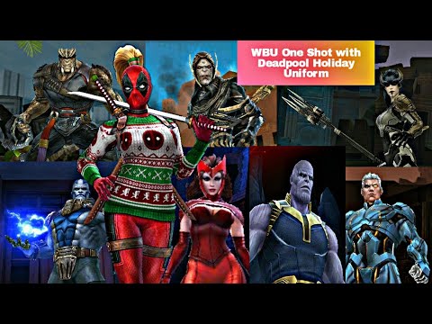 Deadpool Holiday Uniform WBU One Shot Guide - Marvel Future Fight