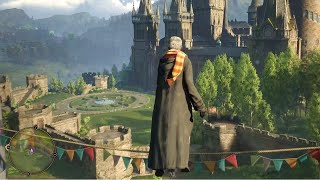 NEW Hogwarts Legacy Gameplay 4K - Lets Take A Tour of Hogwarts (No Commentary)
