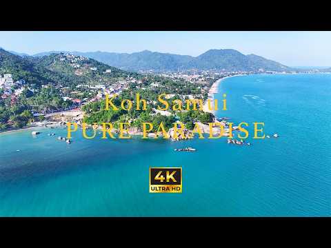 Koh Samui from Above 🌴 1 Hour of Pure Paradise | Relaxing Drone Film (4K)