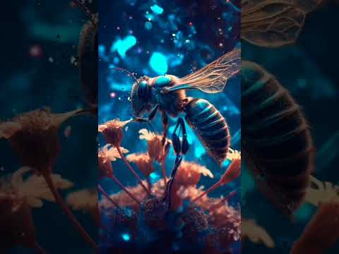 bee 3d animation #3d #ai #art #shorts