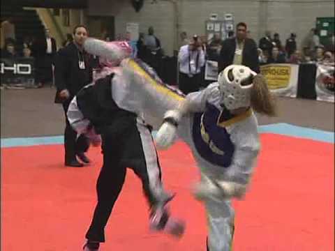 Nicole Pelland vs Marissa Mayer at 2009 Ocean State Grand Nationals Karate Tournament