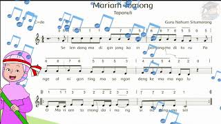 Download lagu Lirik Lagu Mariam Tomong - kelas 6 mp3