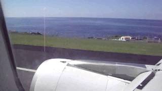 preview picture of video 'Aterragem no Faial Açores 2010'