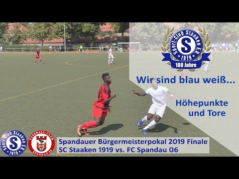 Spandauer Bürgermeisterpokal Finale 2019 SC Staaken vs. Spandau 06