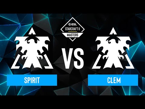Spirit vs. Clem - ESL SC2 Masters: Spring 2024 Europe Regionals - Playoffs