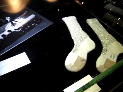 Michael Jackson's Billie Jean crystal socks from Victory Tour 1984