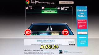 preview picture of video 'ADSL2 vs Fibre Optic Speed'
