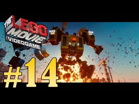 The LEGO Movie Videogame Walkthrough - Part 14 Bricksburg Under Attack Gameplay HD