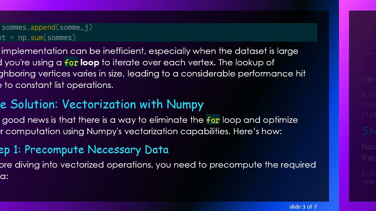 Speed Up Your Python for Loops with Numpy Vectorization