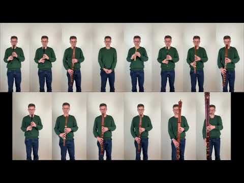 30 recorders play the finale from Beethoven 5