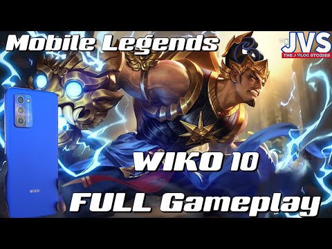 WIKO 10 MOBILE LEGENDS FULL GAMEPLAY USING 4G MOBILE DATA