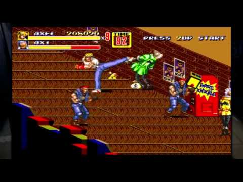 Streets Of Rage 2 - Full Playthrough (Axel) Hardest