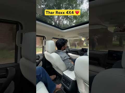 Thar Roxx 4X4 #thar #tharoffroad #thar5door #black #price #testdrive #interior