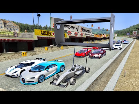 Formula Jet Engine Monster Wing vs Hypercars - Nardo Speed Ring