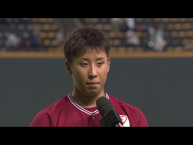 イーグルス・藤平投手ヒーローインタビュー 2018/8/9 F-E