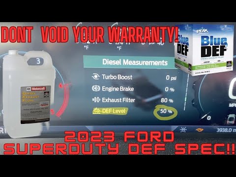 2023 -2026 Ford F250 F350 F450 Diesel DEF ! DON'T VOID YOUR WARRANTY Please watch before buying DEF