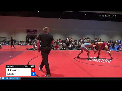 195 Lbs Champ. Round 1 - Tomas Brooker, NC Vs Kendrick Curtis, TN 8c6f