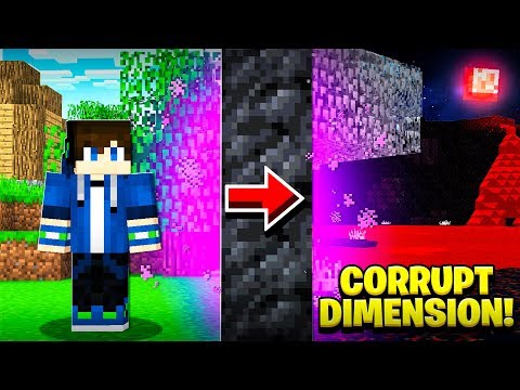 How to Make a PORTAL to the CORRUPT DIMENSION! (Scary Survival EP41) - Gameplay, Kingdom Kids Zone, Minecraft - EYstreem
