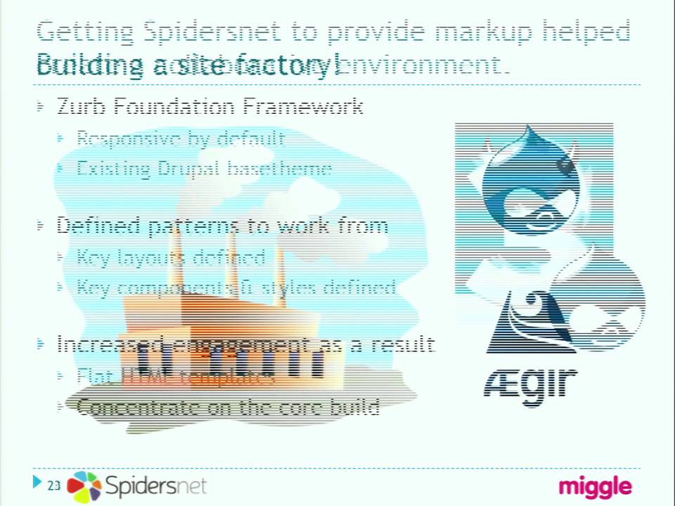 DrupalCon Amsterdam 2014: Spidersnet Infinity: Creating a Site Factory with Drupal & Aegir