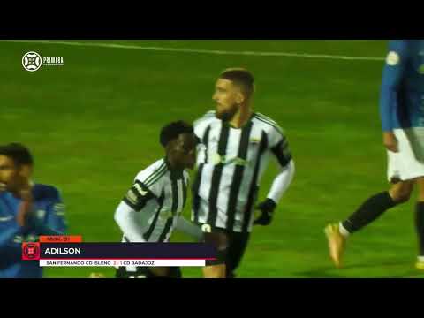Resumen #PrimeraFederación: J23 San Fernando CD 2 - 1 CD Badajoz