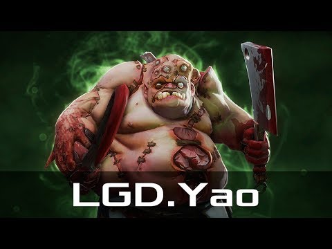 LGD.Yao — Pudge, Roaming (Dec 30, 2017) | Dota 2 patch 7.07 gameplay