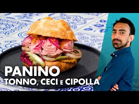 Panino con tonno, ceci e cipolla *PANINI CHALLENGE*