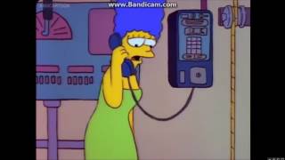 a moderately funny moment from the Simpsons with just a bit of sadness sprinkled in since Marge&#39;s...