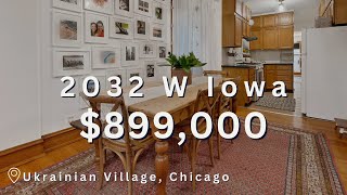 A HOME THAT CHANGES WITH YOUR LIFESTYLE |  2 - FLAT SINGLE FAMILY  -  2032 W Iowa St, Chicago, IL