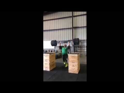 PR Split Jerk at 350lbs