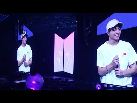 BTS acting cute at concert in Amsterdam (encore)