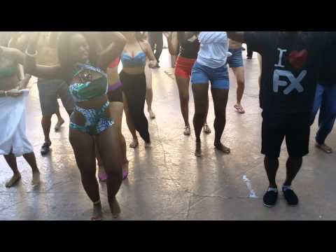 Dallas Bachata Fest 2014 Pool Party line dance