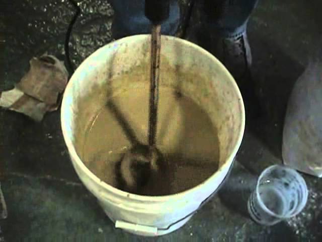 Concrete Countertop Mixing Video