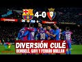 DEMBELÉ Y GAVI BRILLAN, FERRAN MARCA Y EL BARCELONA GOLEA Y SE DIVIERTE ANTE OSASUNA. EL ANÁLISIS