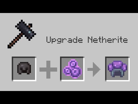 Upgraded Netherite in Vanilla Minecraft!